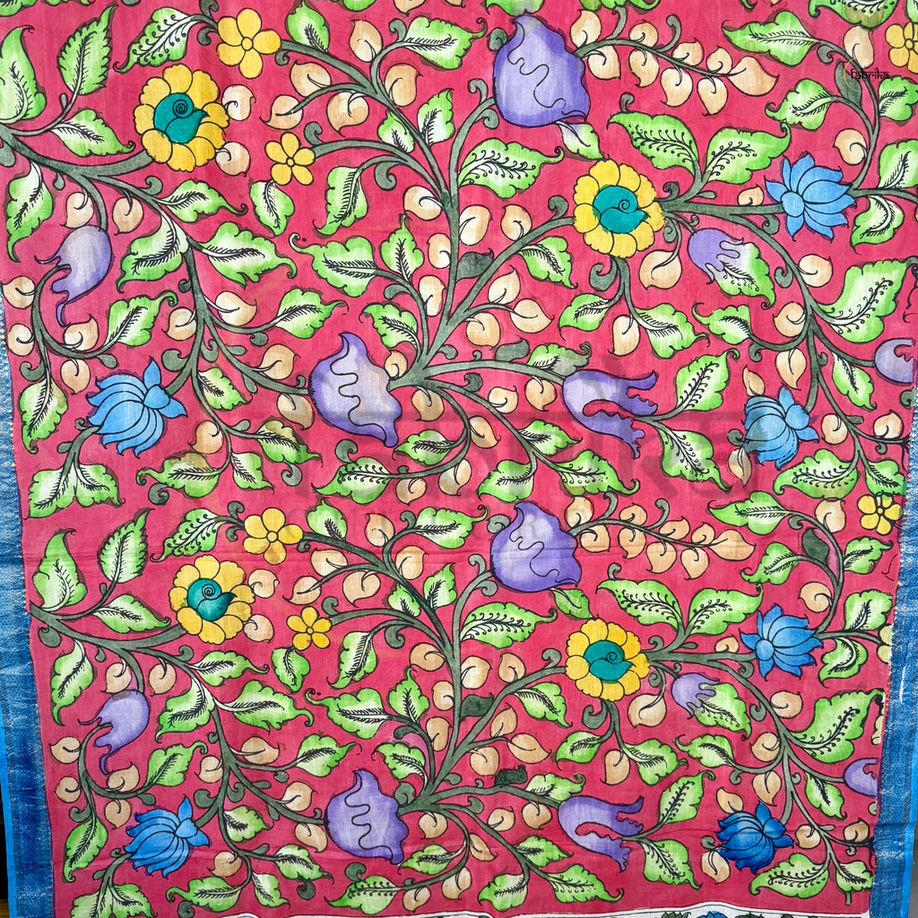 Pen Kalamkari Dupatta
