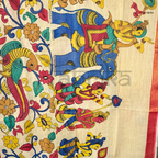 Pen Kalamkari Dupatta