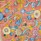 Pen Kalamkari Dupatta