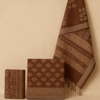 Maheshwari Unstitched 3 piece dress material