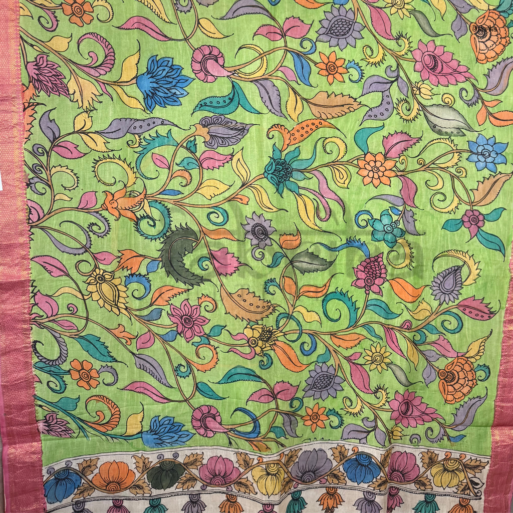 Pen Kalamkari Dupatta