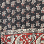 Handblock Painted Kalamkari Dupatta – Nelluri Silk