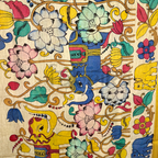 Pen Kalamkari Dupatta