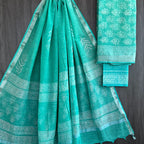 Linen - 3 piece unstitched dress material