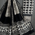 Linen - 3 piece unstitched dress material