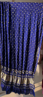 Blue Kutch Tie-dye Bandhani Dupatta