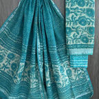 Linen - 3 piece unstitched dress material